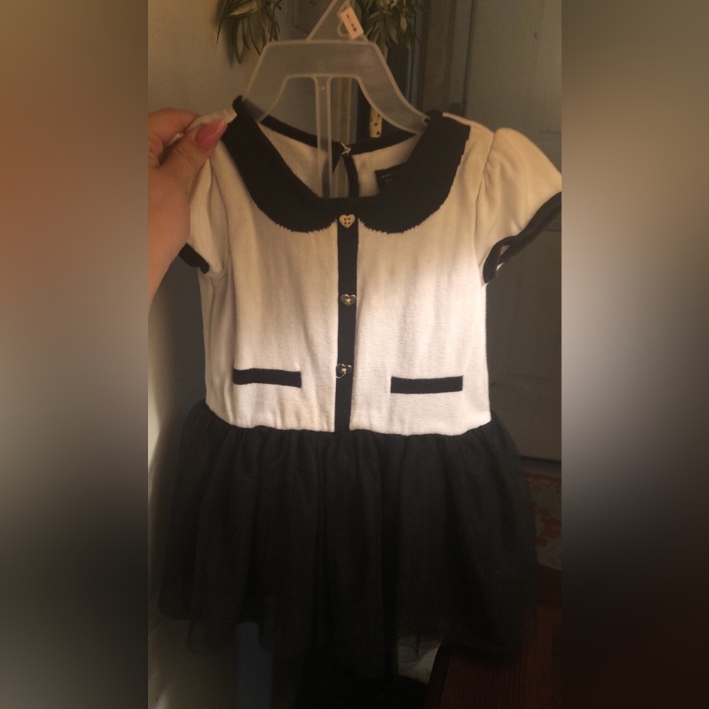 Black and white 12-18M dress